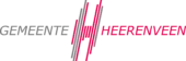 Logo gemeente Heerenveen zwarte achtergrond